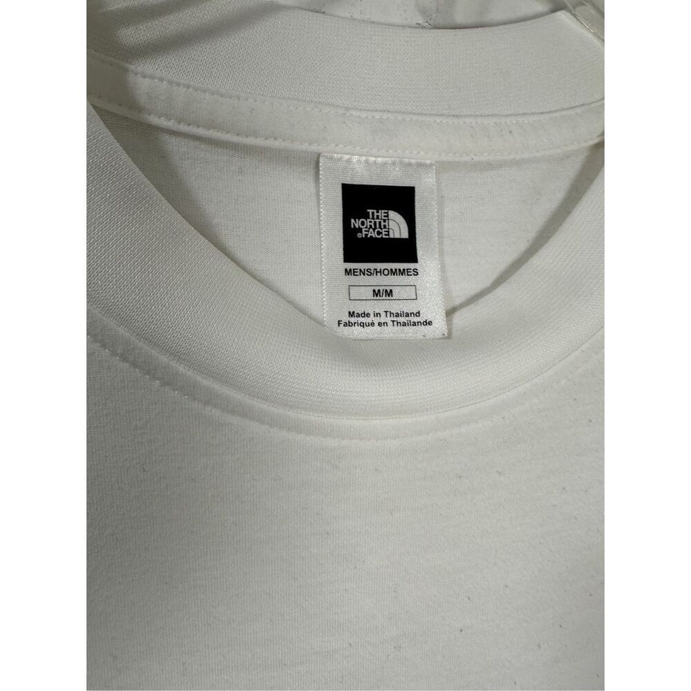 North Face men’s white vapor wick crewneck short sleeve t-shirt size M #18-1932 - Picture 2 of 7